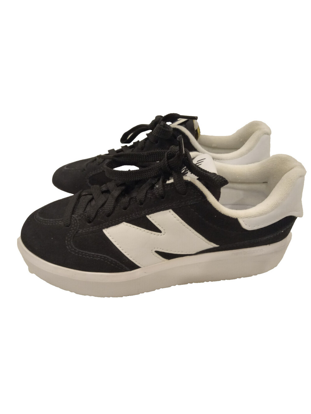 New Balance CT302 Platform Sneakers Womens Size 8 Black White Suede Shoes M